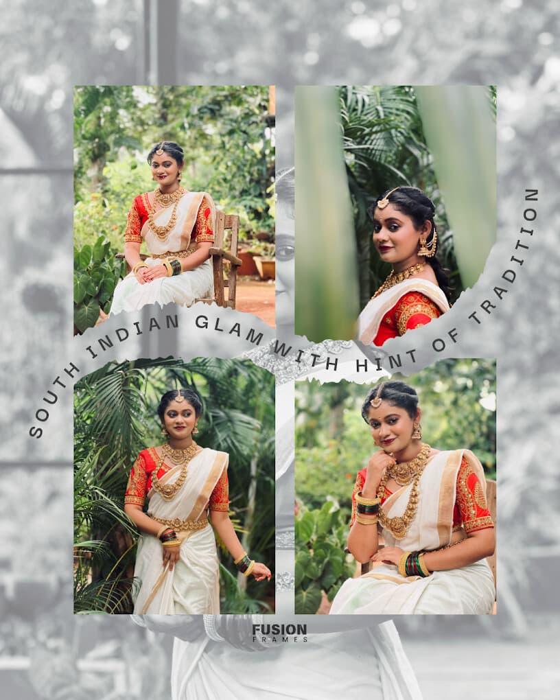 South Indian Glam with Hint of Tradition